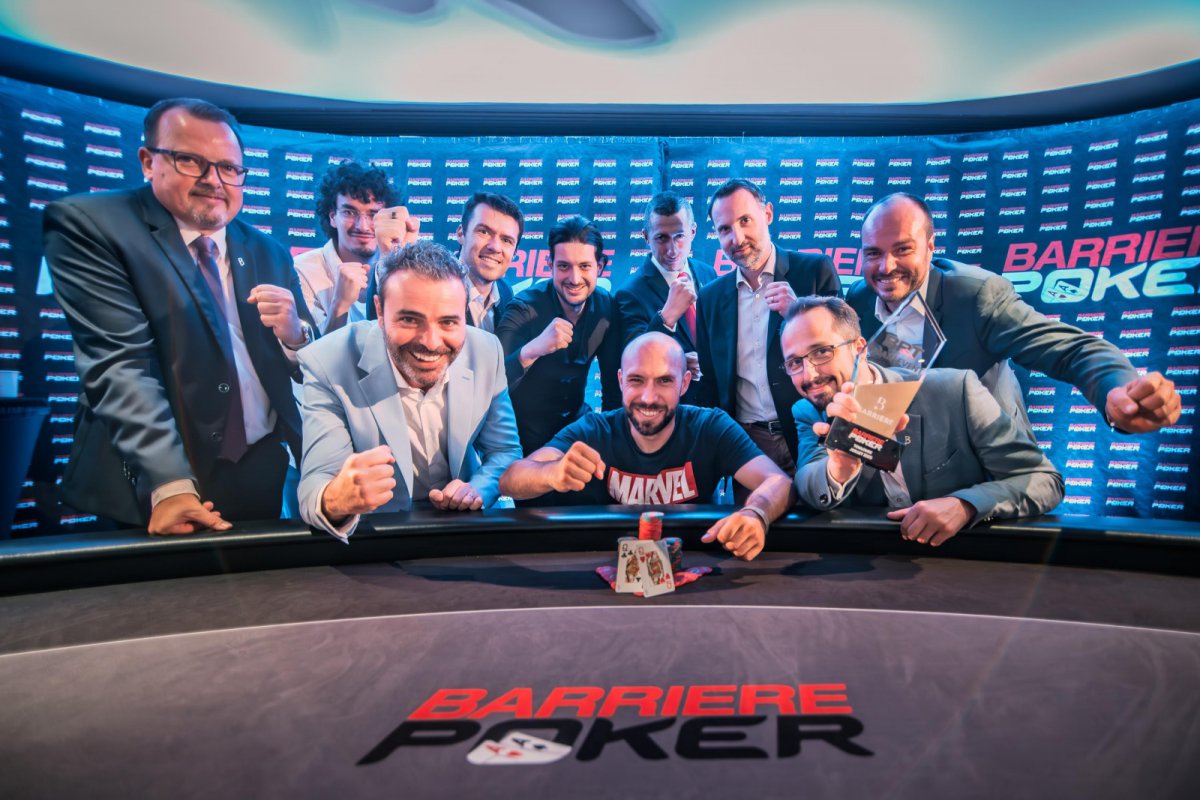 Charles Pejoine vainqueur du Barrière Poker Tour Toulouse