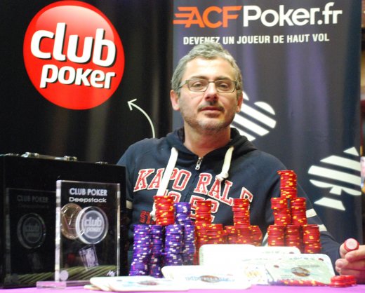 Christophe Bigdrach Drach s'impose lors du Club Poker Mini Series