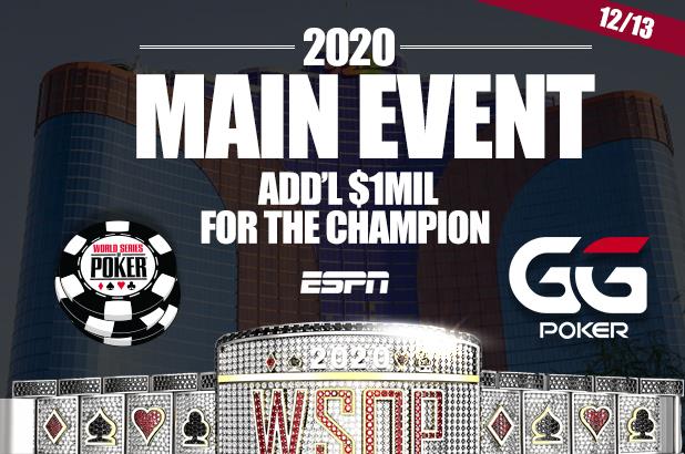 World Series Of Poker : un Main Event unique en son genre en 2020