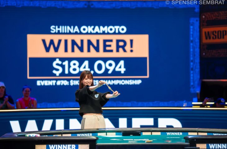 WSOP Ladies : la patronne, c'est Shiina Okamoto !