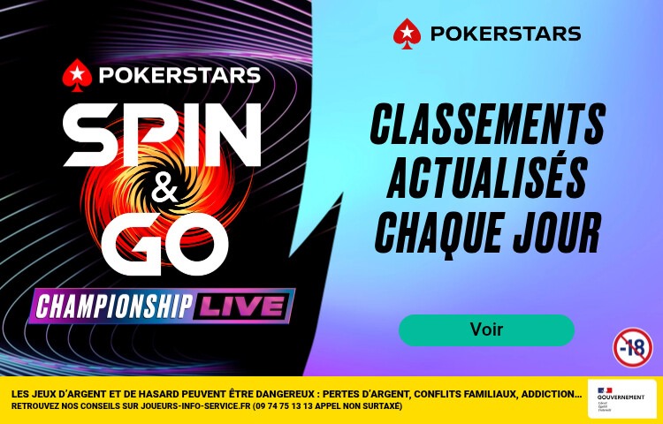 Spin & Go Championship Live : les qualifications pour Barcelone débutent sur PokerStars