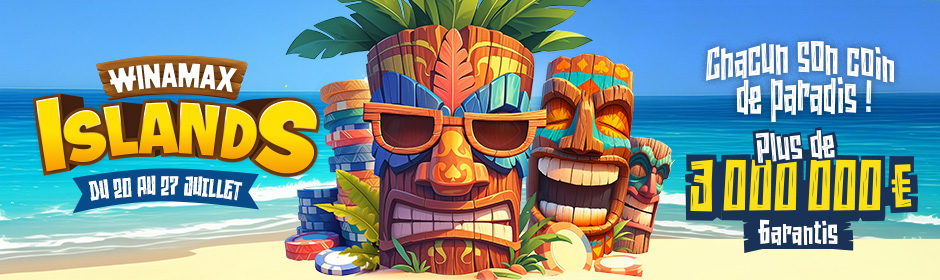 Winamax Islands : le mini-festival de l'été prend du volume sur Winamax